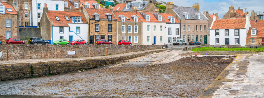 Cellardyke and Anstruther traditional fishermans cottages