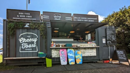 Front of Cheesy Toast Shack Kingsbarns