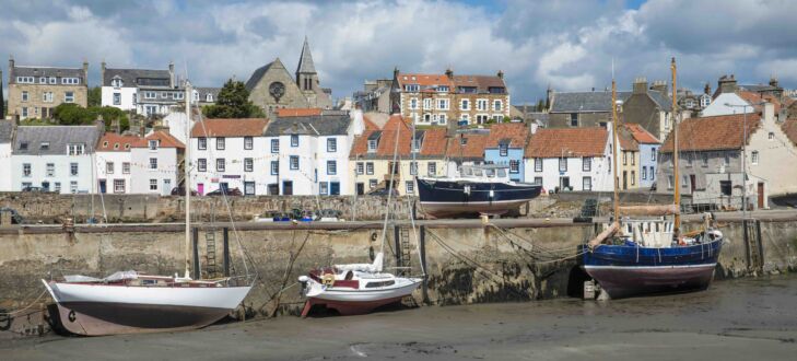 St Monans Harbour, Fife St Monans Holiday Park, Fife
