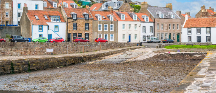 Cellardyke harbour fisherman cottages
